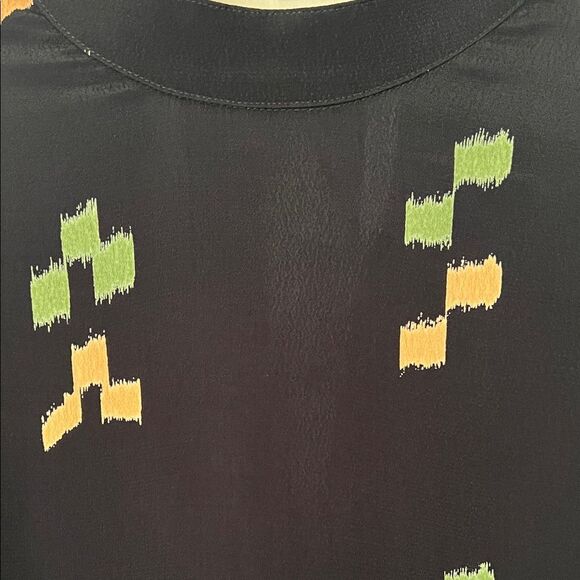 NWT Rachel Pally Rayon Silvia Top Black Long Sleeves in Size M - Picture 6 of 16